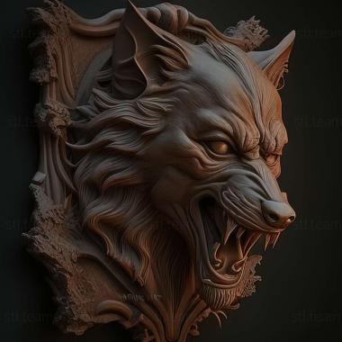 3D model werewolf 3d model (STL)
